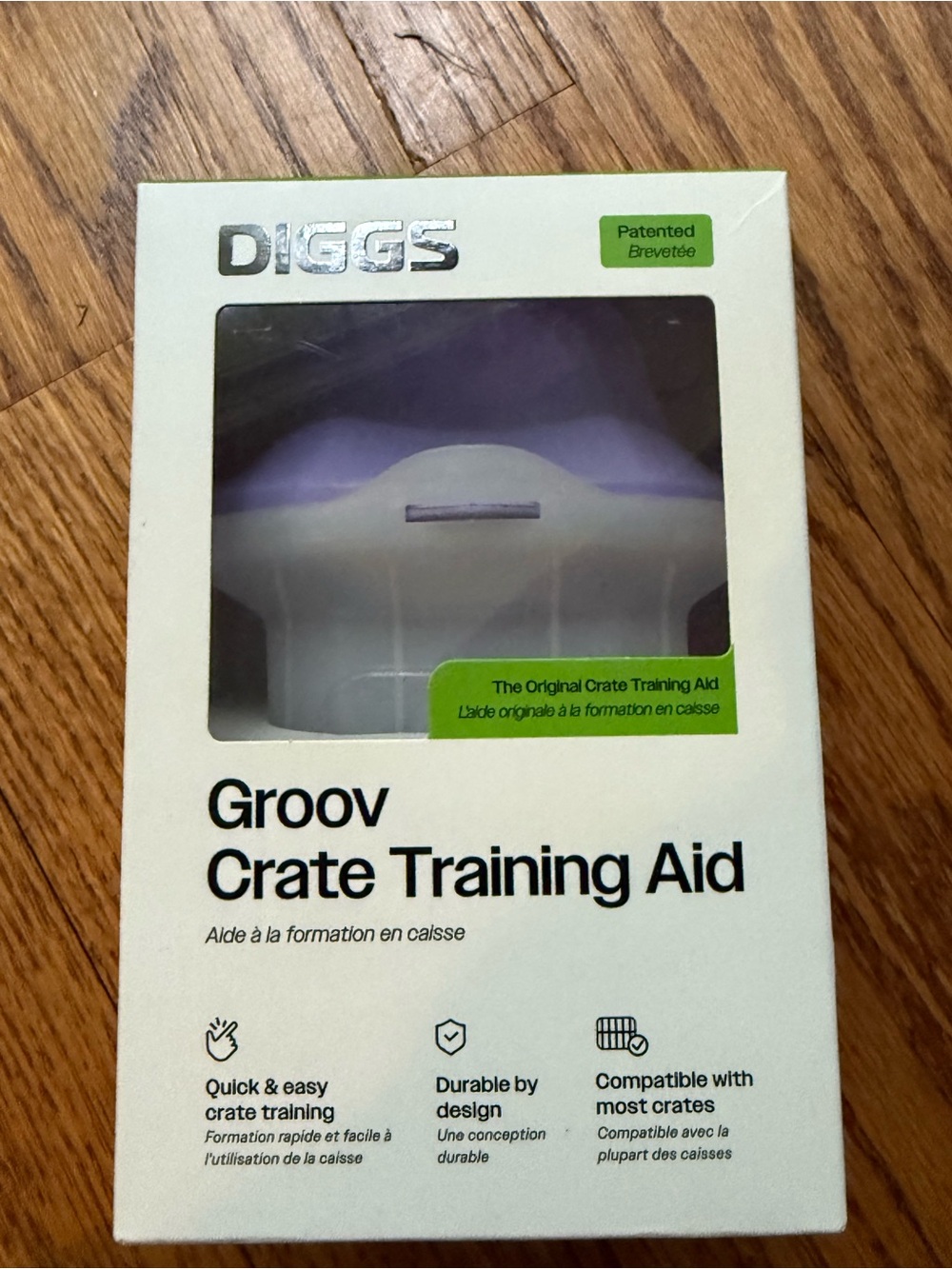 Diggs Groov Crate Training Aid - Purple